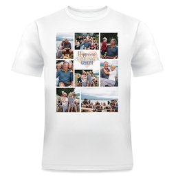 Photo T-Shirt, Adult Small with Happy Grandpa design