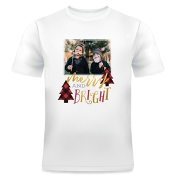 Photo T-Shirt, Adult Small with Merry & Bright design