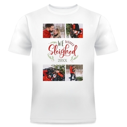 Photo T-Shirt, Adult Small with Sleighed It design