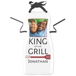 Photo Apron with King of the Grill design