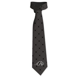 Mens Tie with Diamond Dots  design