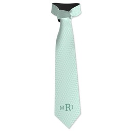 Mens Tie with Diamond - Mint design