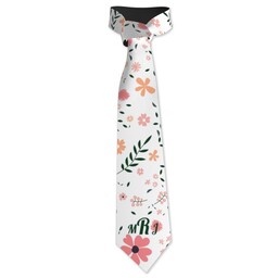 Mens Tie with Floral Light design