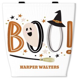 13x13 Canvas Tote with Ghostly Boo design