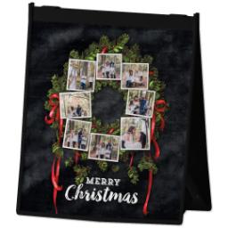 Thumbnail for Reusable Grocery Bag with Christmas Wreath design 2