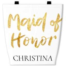 16x16 Canvas Tote with For The Maid Of Honor design
