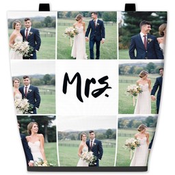 16x16 Canvas Tote with For The Mrs. design