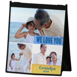 Thumbnail for Reusable Grocery Bag with Grandpa Love design 2