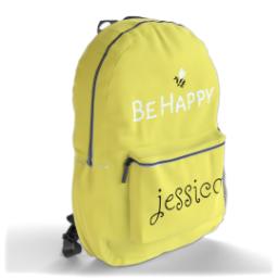 Thumbnail for Custom Photo Backpacks with Be Happy design 2
