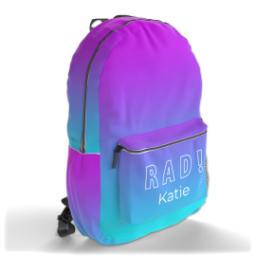 Thumbnail for Custom Photo Backpacks with Ombre Rad design 2