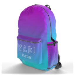 Thumbnail for Custom Photo Backpacks with Ombre Rad design 3