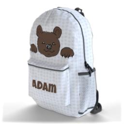 Thumbnail for Custom Photo Backpacks with Peeking Bear design 3