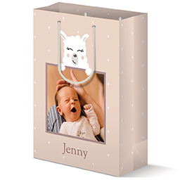 Gift Bag - Matte with Baby Llama design
