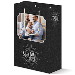 Gift Bag - Matte with Father's Day Burst design