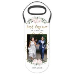 Thumbnail for Photo Wine Tote with Best Day Ever design 1