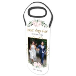 Thumbnail for Photo Wine Tote with Best Day Ever design 2