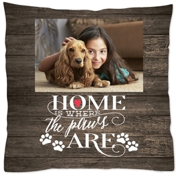 16x16 Throw Pillow with A Pet's Love design