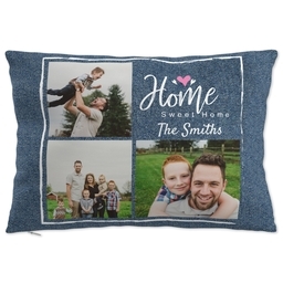 14x20 Throw Pillow with Home Sweet Home design