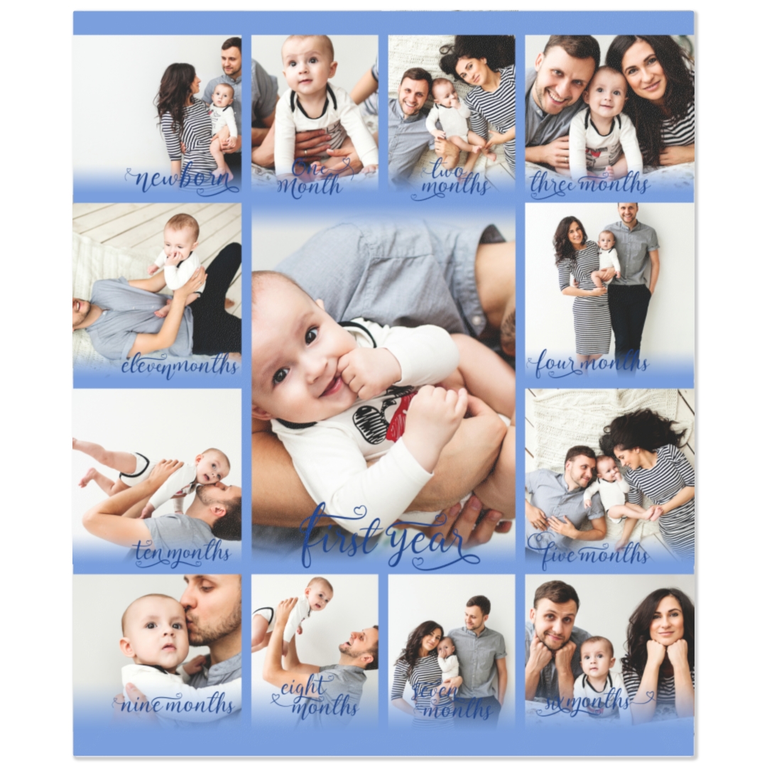 Picture collage blanket online walmart