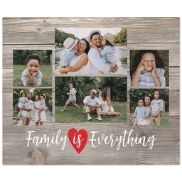 50x60 Plush Fleece Blanket with Family is Everything design