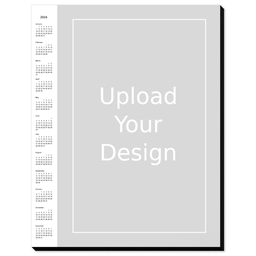 11x14 Mounted Print with 2024 Calendar Mounted Photo: Upload Your Design design