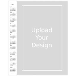 Thumbnail for Poster Calendar, 16x20, Glossy Poster Paper with 2022 Calendar Poster: Upload Your Design design 1