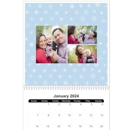 12x12, 12 Month Photo Calendar with Seasonal design