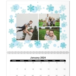 11x14, 12 Month Deluxe Photo Calendar with Simple Nature design