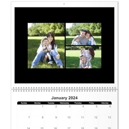 11x14, 12 Month Deluxe Photo Calendar with Studio design