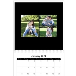 12x12, 12 Month Photo Calendar with Studio design