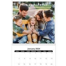 12x12, 12 Month Photo Calendar with Festive Traditions design