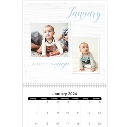 12x12, 12 Month Photo Calendar with What a Year design