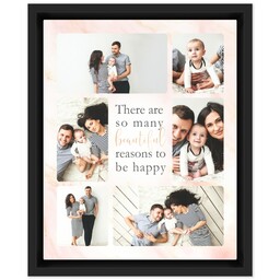 8x10 Photo Canvas With Floating Frame with Beautiful Reasons design