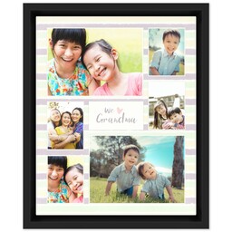 8x10 Photo Canvas With Floating Frame with Grandma Love design