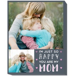 16x20 Photo Canvas with Just So Happy design