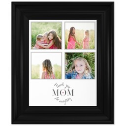 8x10 Photo Canvas With Classic Frame with Thank You Mom design