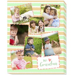 16x20 Photo Canvas with We Love Grandma design