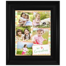 8x10 Photo Canvas With Classic Frame with We Love Grandma design
