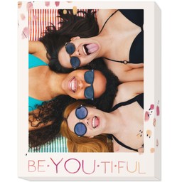 11x14 Photo Canvas with BeYOUtiful design