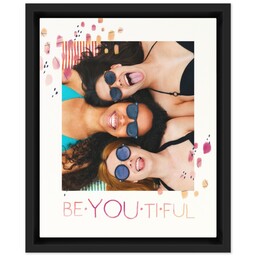 8x10 Photo Canvas With Floating Frame with BeYOUtiful design