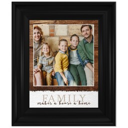 8x10 Photo Canvas With Classic Frame with Family Makes A Home design