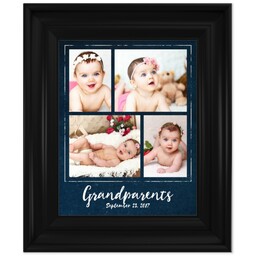 8x10 Photo Canvas With Classic Frame with Grandparents Est design