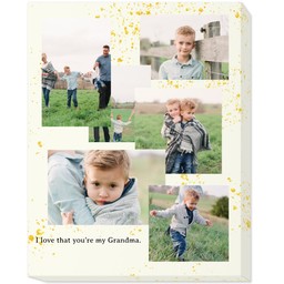 11x14 Photo Canvas with Love That You Are My Grandma design