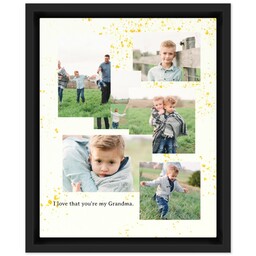 8x10 Photo Canvas With Floating Frame with Love That You Are My Grandma design