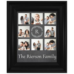 8x10 Photo Canvas With Classic Frame with Monogram design
