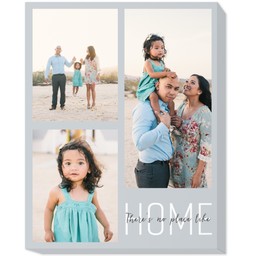 11x14 Photo Canvas with No Place Like Home design