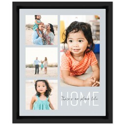 8x10 Photo Canvas With Floating Frame with No Place Like Home design