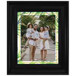 8x10 Photo Canvas With Classic Frame with Palm Leaves design