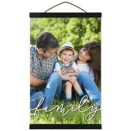 12x18 Framed Hanging Canvas with Family design