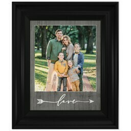 8x10 Photo Canvas With Classic Frame with Love Arrow design